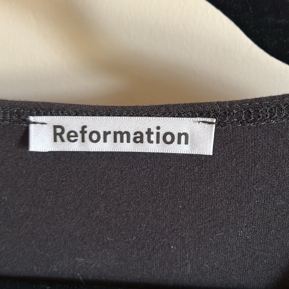 REFORMATION Front Ruched Mini Dress - Picture 5 of 7